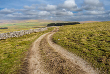 Walking The Settle Loop Above Settle And Langcliffe In The Yorkshire Dales
