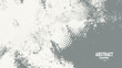 Gray and white abstract grunge background with halftone style.	
