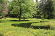 Labyrinth aus Hecken im Stadtpark von Lahr im Schwarzwald