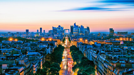 La Defense, the business district in Paris