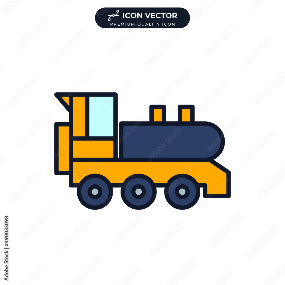 train icon symbol template for graphic and web design collection logo ...