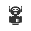 © haris - Robot icon design template vector isolated illustration