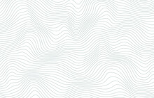 Distorted Lines - Movement Illusion. Wave - Distortion Effect. Optical Effect Mobius Wave Stripe Movement. Seamless Pattern. Horizontal Lines Stripes Pattern Or Background With Wavy Distortion Effect