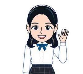 Sticker - 可愛い女子高生