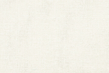 Wall Mural - beige fabric texture as background. linen canvas with woven pattern