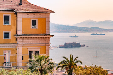 Naples City centre in Campania Italy.