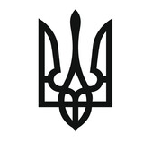 Fototapeta  - Ukraine, wojna na ukrainie, herb ukrainy, UA, war, 