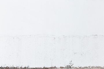 Poster - An old wall painted white as a background.