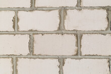 White Aerated Concrete Texture Background