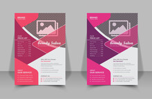 Beauty And Spa Salon Flyer Template Vector Design, Business Poster Layout, Banner,, Poster And Leaflets Design