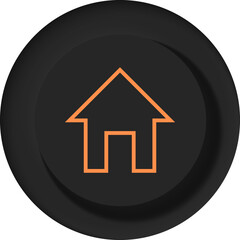 Wall Mural - neumorphism style element. modern website or mobile app design. neumorphic ui ux black design.