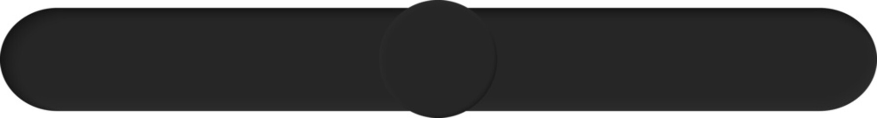 Wall Mural - neumorphism style element. modern website or mobile app design. neumorphic ui ux black design.