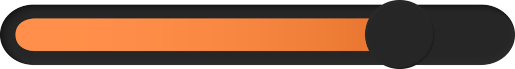 Wall Mural - neumorphism style element. modern website or mobile app design. neumorphic ui ux black design.