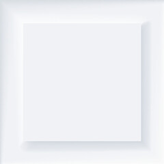 Wall Mural - neumorphism style element. modern website or mobile app design. neumorphic ui ux white design.