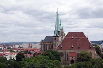 Wall Mural - Severikirche und Dom in erfurt