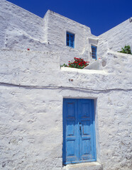 Poster - Beautiful view of a building in Greece