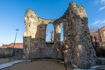 Wall Mural - Ruins of Forbury Abbey in Berkshire
