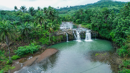 Canvas Print - Beautiful shot of the Sao Tome e Principe in Prince Island,Africa