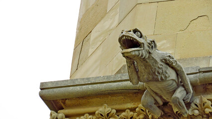 Sticker - Closeup of the gargoyle in Cuenca city. Spain.