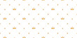 © Aozora - Seamless pattern in retro style with a gold crown and polka dots on white background. Cute wallpaper for little princesses. Vector illustration