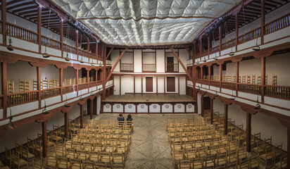 Canvas Print - Comedy Corral of Almagro, Ciudad Real province, Castilla La mancha, Spain