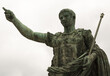 Bronze statue of Augustus, the first emperor of Rome and father of the nation, Rome, Italy