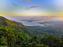 Beautiful View Of Taal Volcano In The Philippines