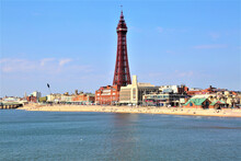Beautiful Shot Of The Blackpool Tower On A Sunny Day