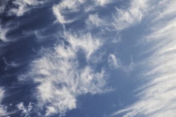 Poster - Beautiful shot of white clouds