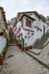 Sticker - Picturesque street in the San Blas neighborhood.