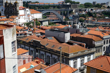 Sticker - Cityscape of Porto with buildings in Portugal