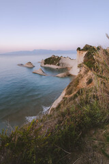 Poster - Cape drastis during sunset