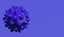 3D　3DCG　コロナウイルス　ウイルス　イメージ　フレーム　立体　コピースペース　背景　イラスト