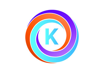 this is a letter K logo design