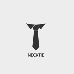 Wall Mural - Necktie vector icon illustration sign