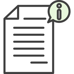 Sticker - Document Icon