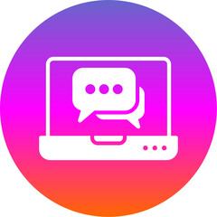 Wall Mural - Chatbot Icon