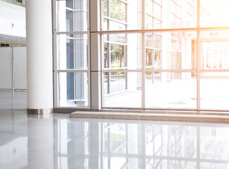 Wall Mural - empty corridor in the modern office building.