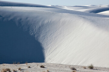 Landscape from White Sands National Park in New Mexico