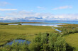 Island - Landschaft Skjalfandibucht mit Flateyjarskagi / Iceland - Landscape Skjalfandi Bay with Flateyjarskagi /