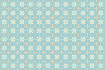 Wall Mural - Minimal geometric texture seamless pattern. Repeating simple geometrical shapes modern background.