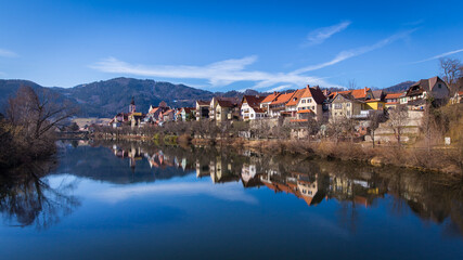 Wall Mural - The picturesqueue scape of Frohnleiten in Austria