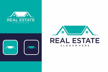 Wall Mural - home logo or real estate logo design