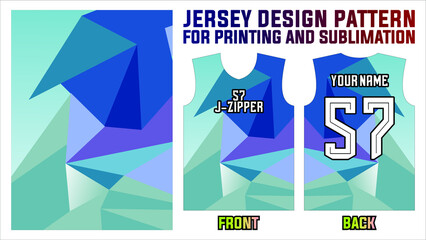 jersey printing design pattern for soccer, badminton, basketball, volleyball, gaming, racing and fishing team uniforms