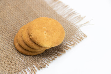 Poster - biscuit isolated on white background