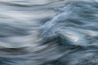 © slobodan - Silky texture of water wave in long exposure and motion blur - abstract landscape close up