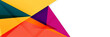 © Salman - Gradient triangle abstract colorful memphis wide banner design background. Abstract colorful memphis geometric business banner background. Vector illustration.