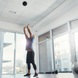 © Allistair F/peopleimages.com - Aim high. Shot of a young man working out at the gym.