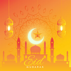 Wall Mural - Eid mubarak, Eid al adha, Eid al fitr islamic poster banner vector wallpaper background