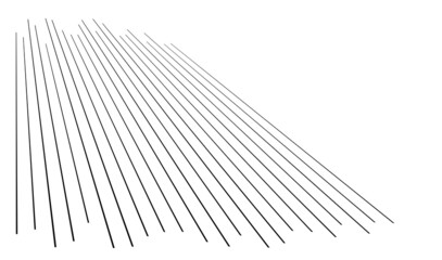 Aufkleber - 3D lines in perspective, Angled, slanting, oblique and diagonal lines, stripes vector design element